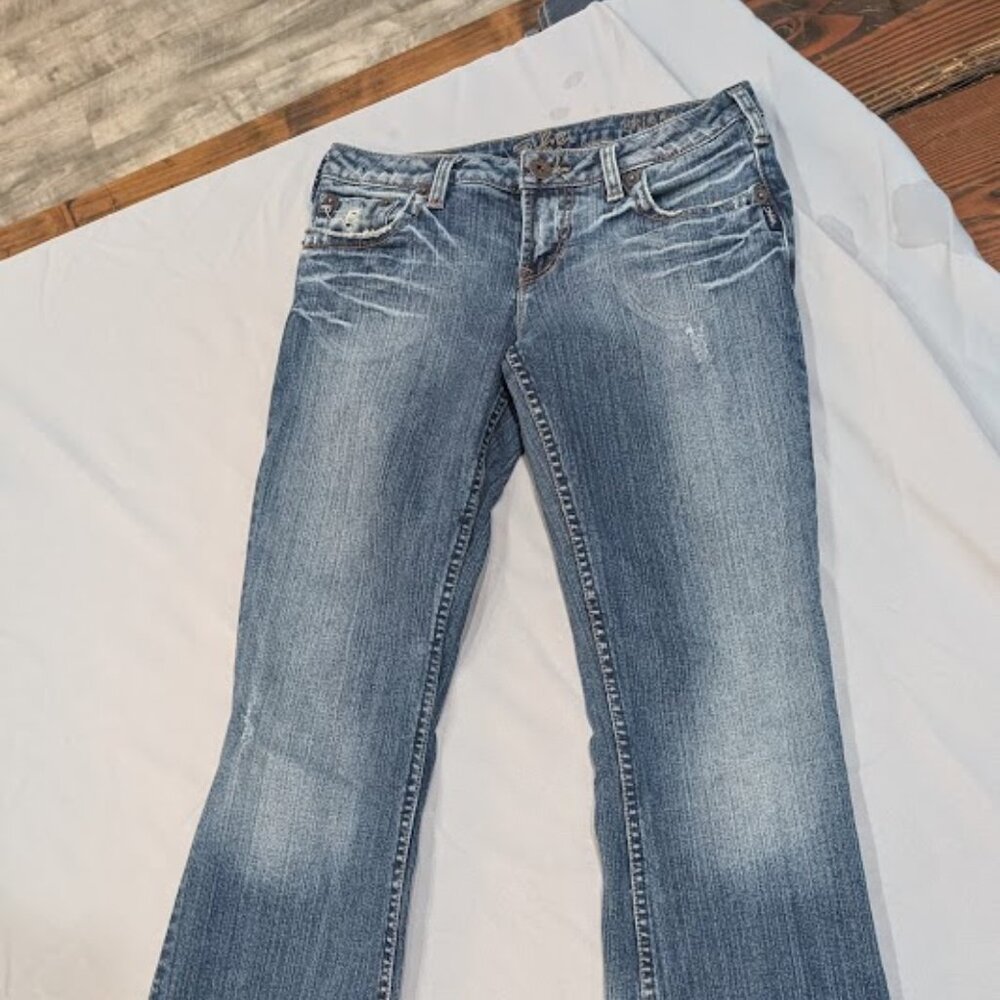 Silver Brianna Jeans bootcut